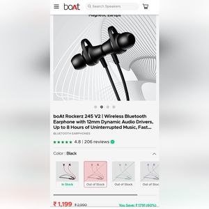 boAt rockerz 245-v2 | Neckband | wireless bluetooth earphone |